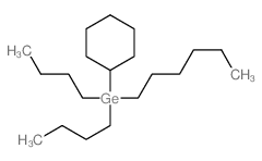 dibutyl-cyclohexyl-hexyl-germane结构式