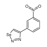 4-(3-nitrophenyl)selenadiazole结构式