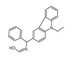 N-[(9-ethylcarbazol-3-yl)-phenylmethyl]formamide结构式