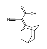 2-(2-adamantylidene)-2-cyanoacetic acid结构式