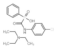 (4-Chloroanilino)carbonyl(phenyl)phosphinic acid compound with N,N,N-triethylamine (1:1) picture