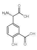 (S)-3-羧基-4-羟基苯基甘氨酸结构式