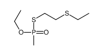 1-[ethoxy(methyl)phosphoryl]sulfanyl-2-ethylsulfanylethane结构式