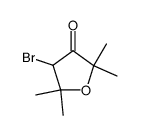 4-bromo-2,2,5,5-tetramethyl-dihydro-furan-3-one结构式