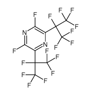 2,6-difluoro-3,5-bis(1,1,1,2,3,3,3-heptafluoropropan-2-yl)pyrazine Structure