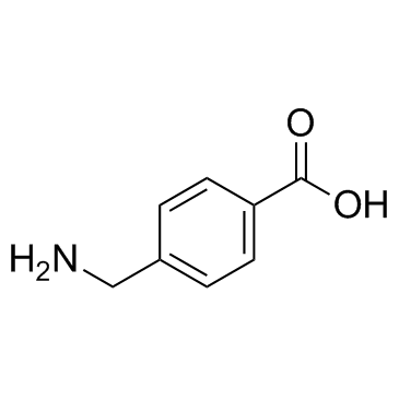 4-(Aminomethyl)benzoic acid Structure