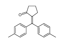 2-[bis(4-methylphenyl)methylidene]cyclopentan-1-one Structure