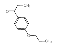 1-(4-丙氧基苯基)丙烷-1-酮结构式