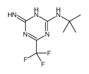 2-N-tert-butyl-6-(trifluoromethyl)-1,3,5-triazine-2,4-diamine Structure