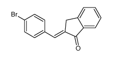 2-[(4-bromophenyl)methylidene]-3H-inden-1-one结构式