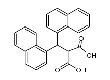 bis(1-naphthyl)methylmalonic acid Structure