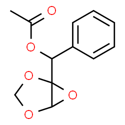 α-Oxiranyl-1,3-benzodioxole-5-methanol acetate structure
