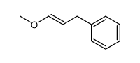 (E)-1-methoxy-3-phenylpropene Structure