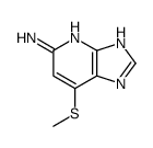 7-methylsulfanyl-1H-imidazo[4,5-b]pyridin-5-amine Structure