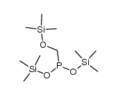 bis(trimethylsilyl) (((trimethylsilyl)oxy)methyl)phosphonite结构式