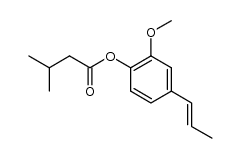 isoeugenyl isovalerate Structure