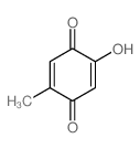 2,5-Cyclohexadiene-1,4-dione,2-hydroxy-5-methyl-结构式
