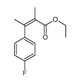 ethyl 3-(4-fluorophenyl)-2-methylbut-2-enoate Structure