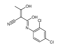 2-cyano-N-(2,4-dichlorophenyl)-3-hydroxybut-2-enamide Structure