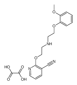 2-{2-[2-(2-Methoxy-phenoxy)-ethylamino]-ethoxy}-nicotinonitrile; compound with oxalic acid Structure