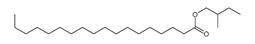 Octadecanoic acid, 2-Methylbutyl ester Structure