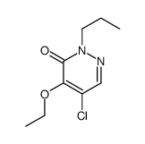 5-chloro-4-ethoxy-2-propylpyridazin-3-one Structure