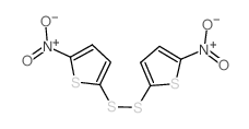 Thiophene,2,2'-dithiobis[5-nitro- (9CI) Structure