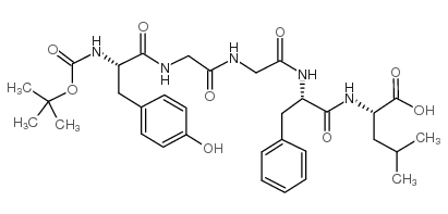 Boc-Leu-Enkephalin结构式
