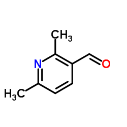 2,6-二甲基吡啶-3-醛结构式