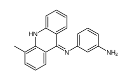 3-N-(4-methylacridin-9-yl)benzene-1,3-diamine结构式