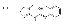 1-(2,6-dimethylphenyl)-3-(1-methyl-4,5-dihydroimidazol-2-yl)urea,hydrochloride Structure
