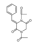 1,4-diacetyl-(Z)-3-benzylidene-2,5-piperazinedione结构式