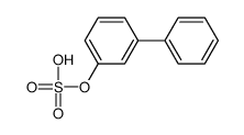 (3-phenylphenyl) hydrogen sulfate结构式