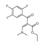 ethyl 2-(2,4-difluoro-5-iodobenzoyl)-3-(dimethylamino)prop-2-enoate Structure