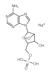 阿糖腺苷磷酸钠结构式