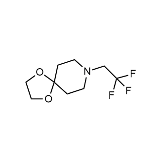 8-(2,2,2-三氟乙烷基)-1,4-二噁烷-8-氮杂螺环并[4.5]癸烷结构式