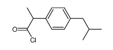 2-(4-isobutylphenyl)-propionic acid chloride结构式