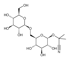 亚麻氰苷结构式
