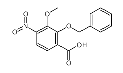 3-methoxy-4-nitro-2-phenylmethoxybenzoic acid Structure