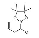 2-(1-chlorobut-3-enyl)-4,4,5,5-tetramethyl-1,3,2-dioxaborolane Structure