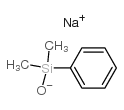 Dimethylphenylsilanol Sodium Salt Structure
