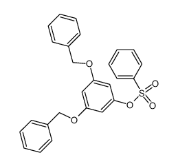 phloroglucinol dibenzyl ether monobenzenesulfonate Structure