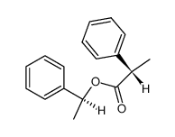 2-(RS)-phenylethyl 2-(RS)-phenylpropanoate结构式