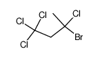 1,1,1-trichloro-3-methyl-3-chloro-3-bromopropane结构式