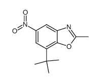 7-tert-Butyl-2-methyl-5-nitrobenzoxazol结构式