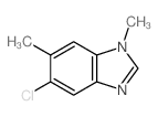 1H-Benzimidazole,5-chloro-1,6-dimethyl- Structure