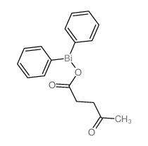 Pentanoic acid, 4-oxo-,diphenylbismuthinyl ester结构式