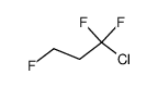 1,1,3-trifluoro-1-chloropropane结构式