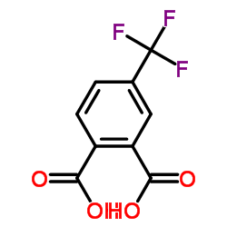 4-三氟甲基邻苯二甲酸结构式