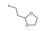 2-(2-碘乙基)-1, 3-二氧戊环结构式